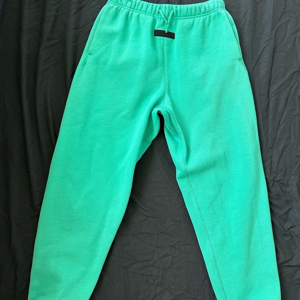 Fear of God Kids Vibrant Green Joggers